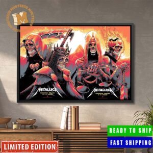 Metallica Full Show Of M72 World Tour At Donington England 2 In 1 Home Decor Poster Canvas