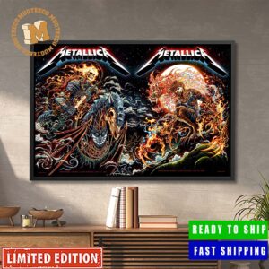 Metallica M72 Gothenburg Sweden World Tour Full Show Home Decor Poster Canvas