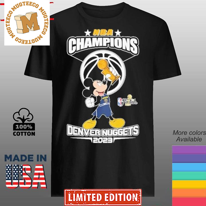 Mickey Mouse Denver Nuggets NBA Championship 2023 Unisex T-Shirt