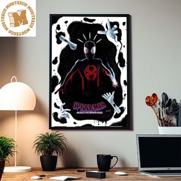 Miles Morales Vs The Spot In Spider Man Across The Spider Verse Home Decor Poster Canvas