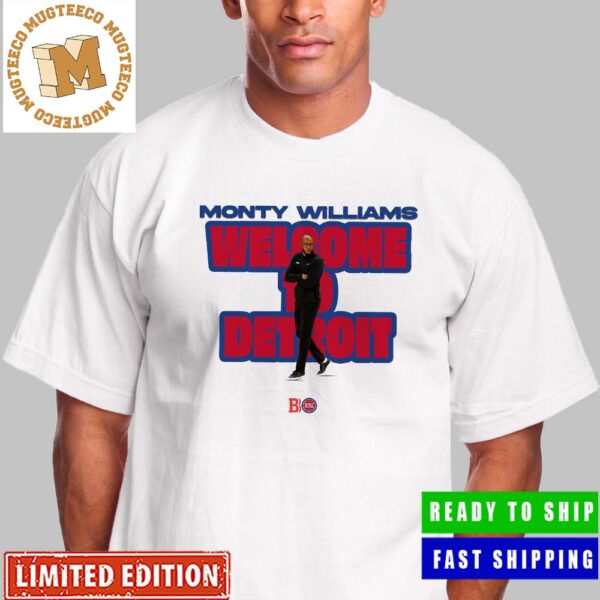 Monty Williams Welcome To Detroit Pistons Unisex T-Shirt