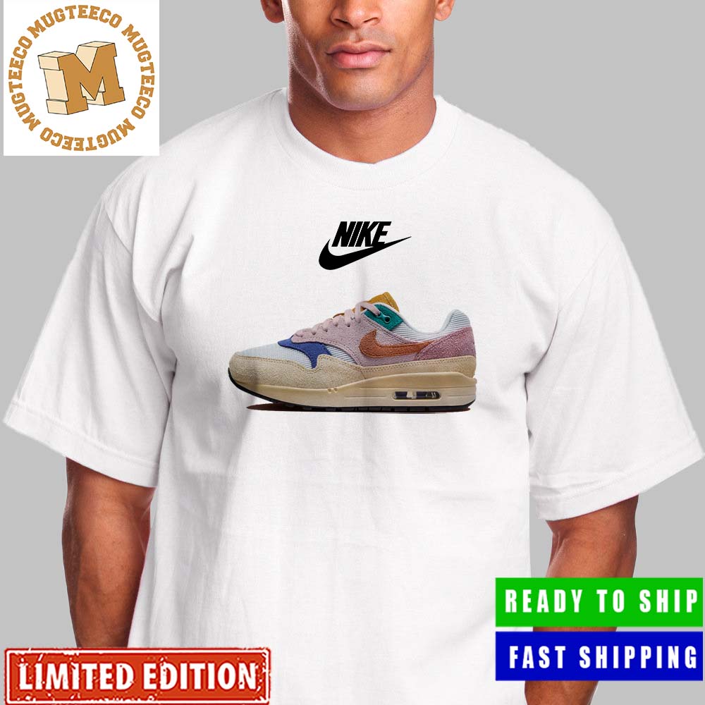 Nike Air Max 1 Tan Line Sneaker Style Unisex T-Shirt - Mugteeco
