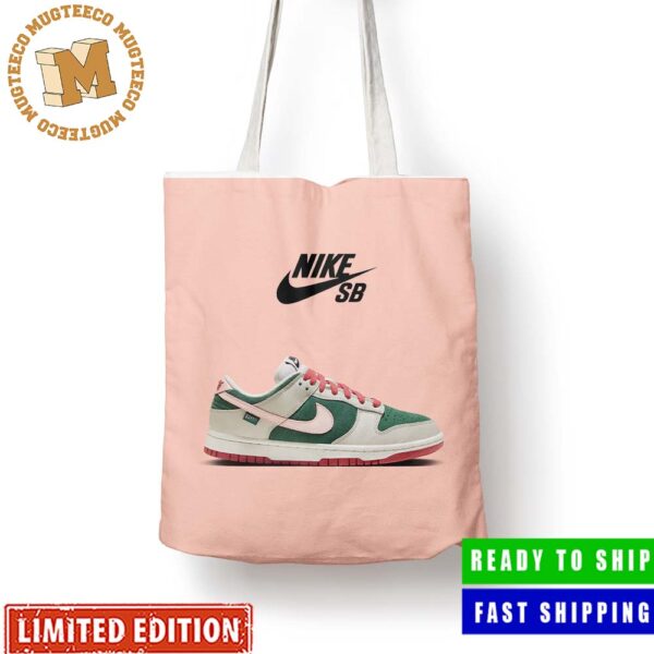 Nike Dunk Low All Petals United Sneaker Style Canvas Leather Tote Bag