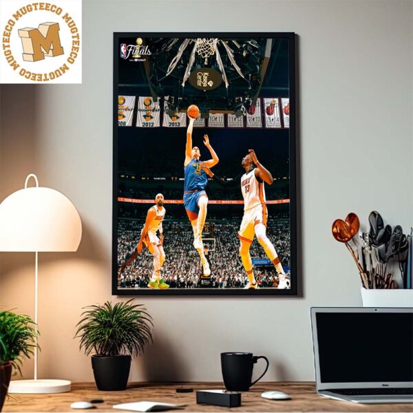 Nikola Jokic MVP Break The Record Finals Game Vs The Heat Game 3 Home Decor Poster Canvas