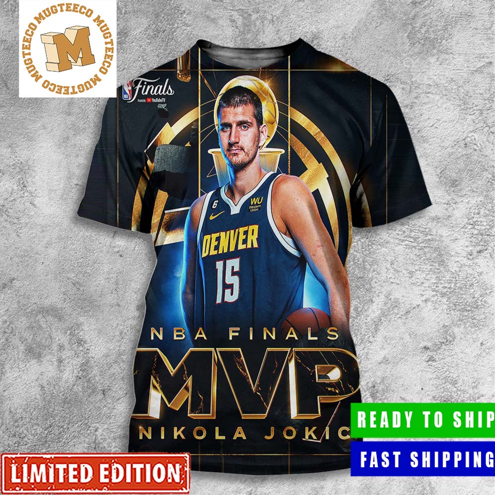 Nikola Jokic NBA Finals 2023 MVP All Over Print Shirt - Mugteeco