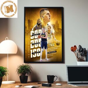 Nikola Jovic Third Player In NBA History In A Single Postseason Home Decor Poster Canvas