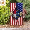 No Man Left Behind Means Something To The Rest Of Us USA Flag Pray For Our Military 2 Sides Garden House Flag