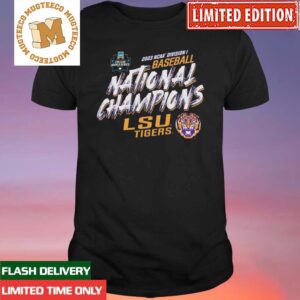Official LSU Tigers Baseball 2023 National Champions Unisex T-Shirt