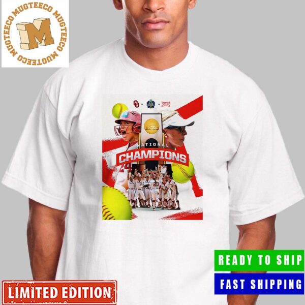 Oklahoma Sooners Softball Win Their 3rd NCAA National Champions At The WCWS Classic T-Shirt