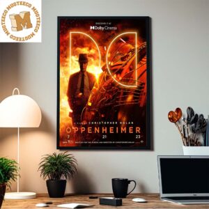 Oppenheimer By Christopher Nolan New Dolby Cinema Home Decor Poster Canvas