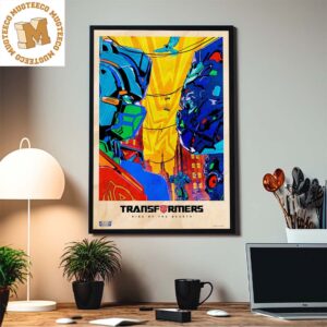 Optimus Prime And Optimus Primal Transformers Rise Of The Beasts Vintage Comics Style Limited Edition 2023 Home Decor Poster Canvas