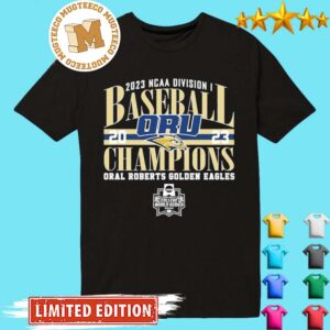 Oral Roberts Golden Eagles 2023 NCAA Division I Baseball Champions Classic T-shirt
