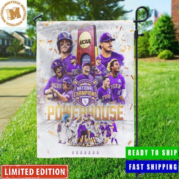 Powerhouse LSU Tigers Are National Champions 2023 NCAA Baseball Garden House Flag