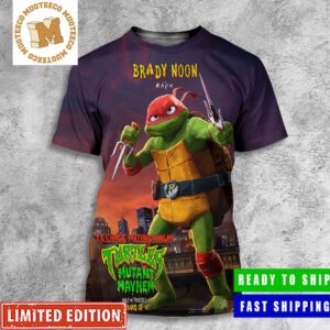 Raph By Brady Noon In Teenage Mutant Ninja Turtles Mutant Mayhem Poster All Over Print Shirt