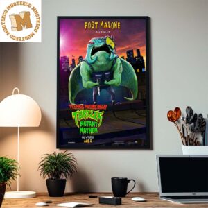 Ray Fillet By Post Malone In Teenage Mutant Ninja Turtles Mutant Mayhem Home Decor Poster Canvas