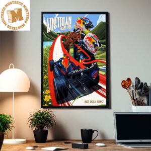 Red Bull Racing Austrian Grand Prix Home Decor Poster Canvas