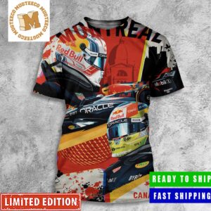 Red Bull Racing Montreal Canadian GP Spider Verse Style All Over Print Shirt