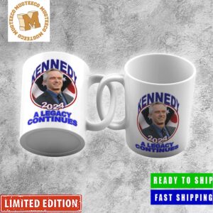 Robert Kennedy 2024 A Legacy Continues Running For President Coffee Ceramic Mug