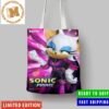 Shadow In Sonic Prime Exclusive Character Canvas Leather Tote Bag