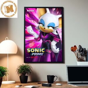 Rouge In Sonic Prime Exclusive Character Home Decor Poster Canvas