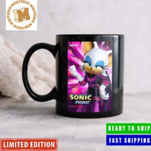 Rouge In Sonic Prime Exclusive Character Poster Coffee Ceramic Mug