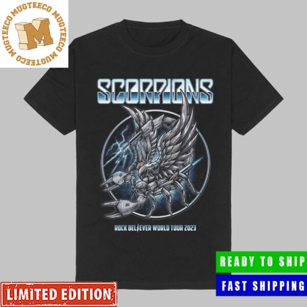 Scorpions Rock Believer World Tour 2023 Lightning Unisex T-Shirt