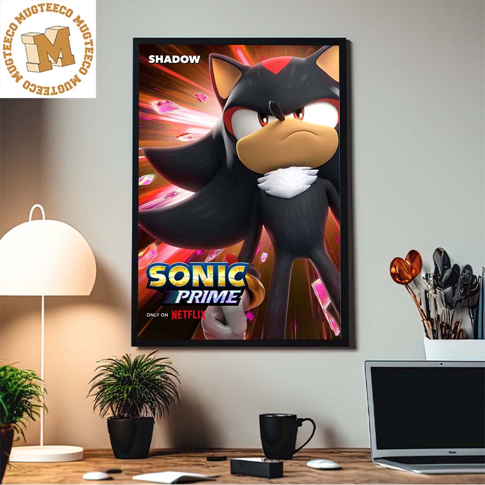 Shadow The Hedgehog Poster | Framed Art | Sonic | NEW | USA