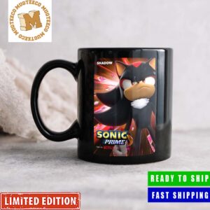 Shadow In Sonic Prime Exclusive Character Poster Coffee Ceramic Mug