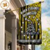Skeleton Skull Grumpy I’m Your Huckleberry Flag With Tombstone Quote Decor Flag 2 Sides Garden House Flag