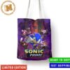 Sonic In Sonic Prime Exclusive Character Canvas Leather Tote Bag