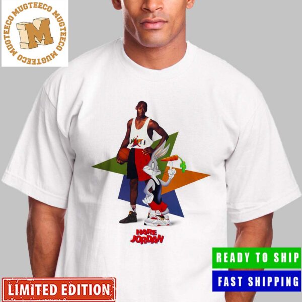 Space Jam Bugs Bunny Hare Jordan For Basketball Fans Unisex T-Shirt