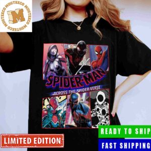 Spider-Man Across the Spider-Verse Characters Comics Style Unisex T-Shirt