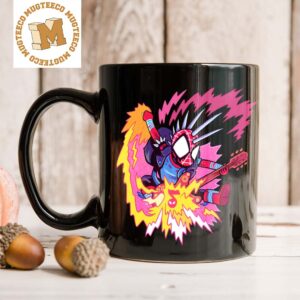 Spider Punk In Spider Man Across The Spider Verse Cute Art Drop Coffee Ceramic Mug