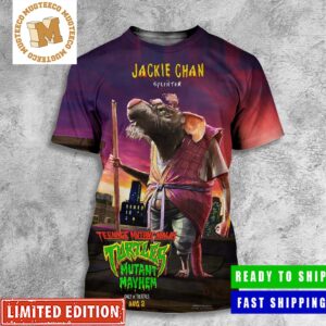 Splinter By Jackie Chan In Teenage Mutant Ninja Turtles Mutant Mayhem Poster All Over Print Shirt