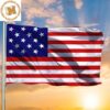 Taxas And USA Flag 4th Of July Patriot Cross USA Flag 2 Sides Garden House Flag