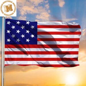 Star Spangled 15 Stars And Stripes American Flag Honor Historical United States Revolution Flag 2 Sides Garden House Flag