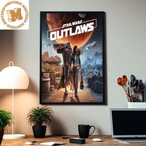 Star Wars Outlaws The First Ever Open World Star Wars Game Home Decor Poster Canvas