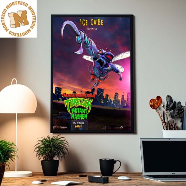 Superfly By Ice Cube In Teenage Mutant Ninja Turtles Mutant Mayhem Home Decor Poster Canvas