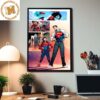 Spider Man Across The Spider Verse Miles And Prowler Morales Splits Hero And Villain Home Decor Poster Canvas