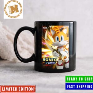 Tails In Sonic Prime Exclusive Character Poster Coffee Ceramic Mug