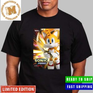 Tails In Sonic Prime Exclusive Character Poster Premium Classic T-Shirt