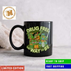 Teenage Mutant Ninja Turtles Drug Free The Way To Be Coffee Ceramic Mug