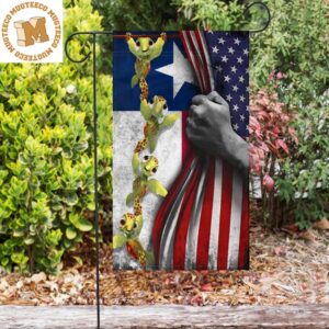 Texas American Flag Vintage Turtle Flag 4th Of July Patriotic Gifts 2 Sides Garden House Flag