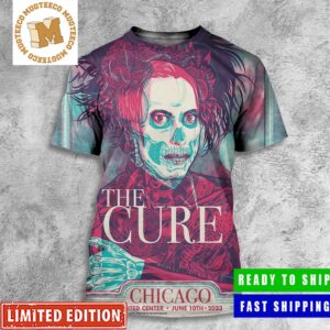 The Cure Chicago United Center June 10th 2023 Poster All Over Print Shirt
