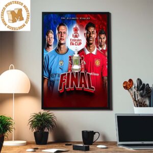 The First Ever Manchester Derby FA Cup Final The Ultimate Rivalry Home Decor Poster Canvas