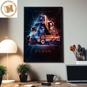The Flash Worlds Collide Flashpoint Paradox Home Decor Poster Canvas
