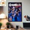 The NFL Madden 24 Cover Josh Allen Buffalo Bills Deluxe Edition EA Sports Home Decor Poster Canvas
