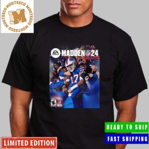 The NFL Madden 24 Cover Josh Allen Buffalo Bills Deluxe Edition EA Sports Unisex T-Shirt