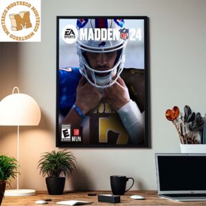 The NFL Madden 24 Cover Josh Allen Buffalo Bills Home Decor Poster Canvas