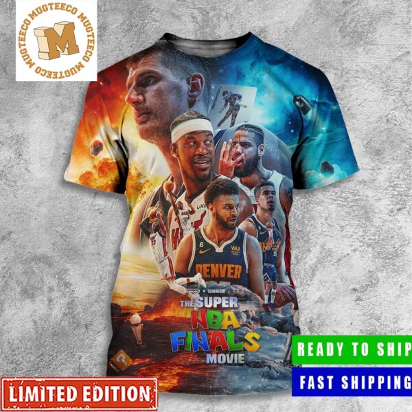 The Super NBA Finals Movie Denver Nuggets Vs Miami Heat Super Mario Style All Over Print Shirt